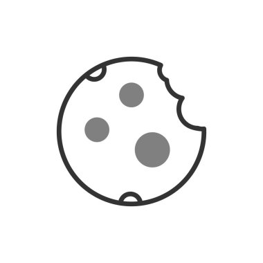 Kişisel ve ticari kullanım için vektör simgesi, Cookie