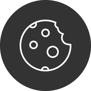 Kişisel ve ticari kullanım için vektör simgesi, Cookie