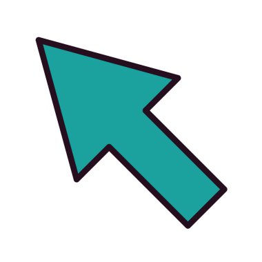 imleç simgesi vektör illüstrasyonu