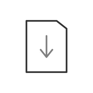 Dosya simgesi, vektör illüstrasyon tasarımı