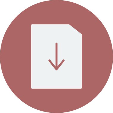 Dosya simgesi, vektör illüstrasyon tasarımı