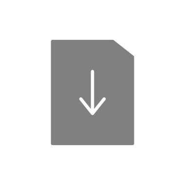 Dosya simgesi, vektör illüstrasyon tasarımı