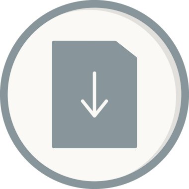 Dosya simgesi, vektör illüstrasyon tasarımı