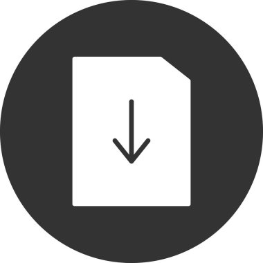 Dosya simgesi, vektör illüstrasyon tasarımı