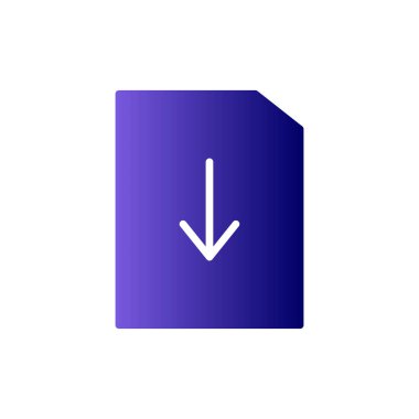 Dosya simgesi, vektör illüstrasyon tasarımı