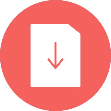 Dosya simgesi, vektör illüstrasyon tasarımı