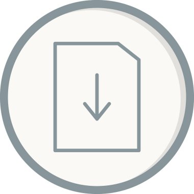 Dosya simgesi, vektör illüstrasyon tasarımı