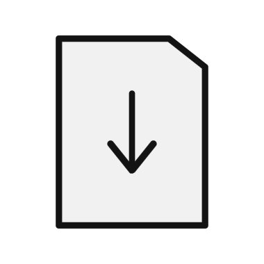 Dosya simgesi, vektör illüstrasyon tasarımı