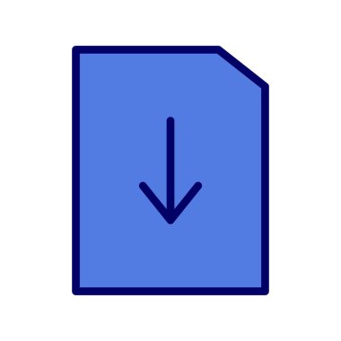 Dosya simgesi, vektör illüstrasyon tasarımı