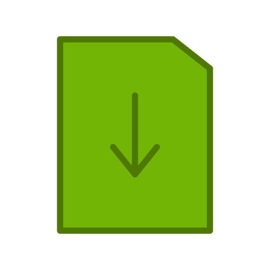 Dosya simgesi, vektör illüstrasyon tasarımı