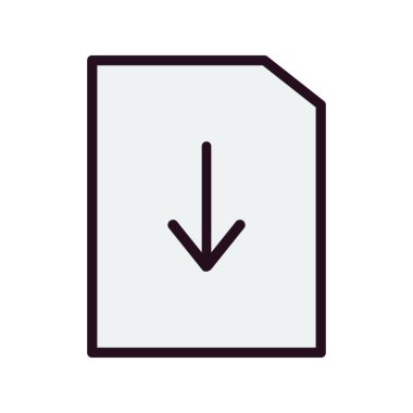 Dosya simgesi, vektör illüstrasyon tasarımı