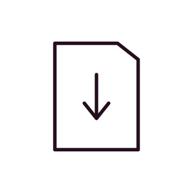 Dosya simgesi, vektör illüstrasyon tasarımı