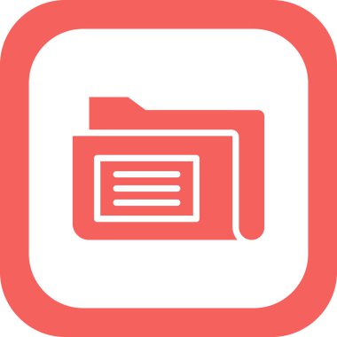 Bilgisayar ui dizini basit simgesi, vektör illüstrasyonu