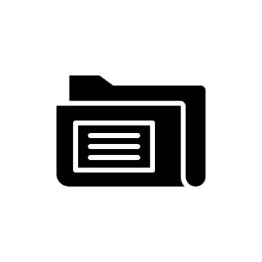 Bilgisayar ui dizini basit simgesi, vektör illüstrasyonu