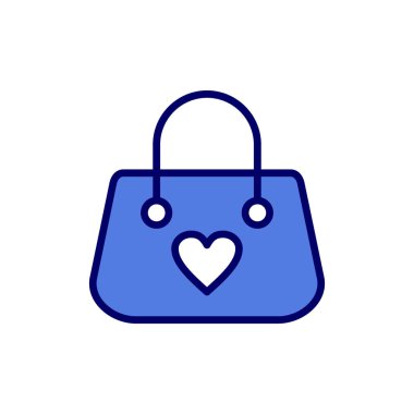 el çantası simgesi vektör illüstrasyon 