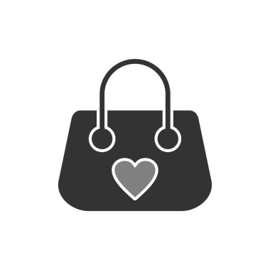 el çantası simgesi vektör illüstrasyon 