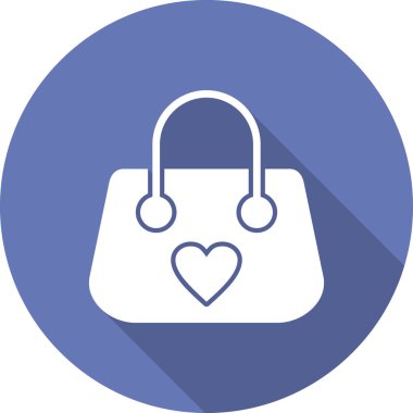 el çantası simgesi vektör illüstrasyon 