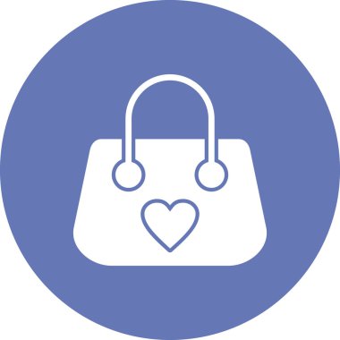 el çantası simgesi vektör illüstrasyon 