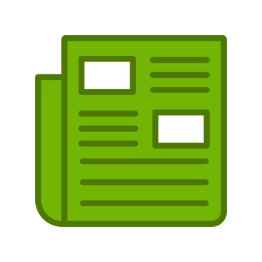 Kişisel ve ticari kullanım için haber illüstrasyon simgesi