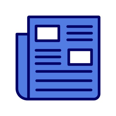 Kişisel ve ticari kullanım için haber illüstrasyon simgesi