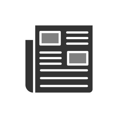 Kişisel ve ticari kullanım için haber illüstrasyon simgesi