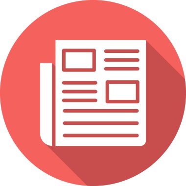 Kişisel ve ticari kullanım için haber illüstrasyon simgesi