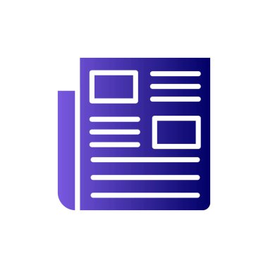 Kişisel ve ticari kullanım için haber illüstrasyon simgesi