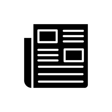 Kişisel ve ticari kullanım için haber illüstrasyon simgesi