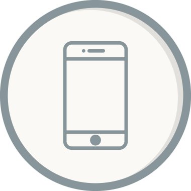 Akıllı telefon simgesi, vektör illüstrasyon tasarımı