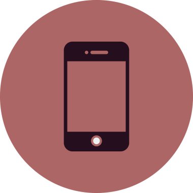 Akıllı telefon simgesi, vektör illüstrasyon tasarımı
