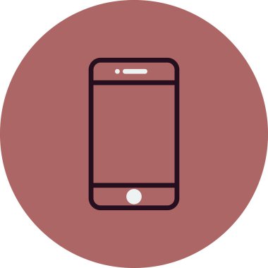 Akıllı telefon simgesi, vektör illüstrasyon tasarımı