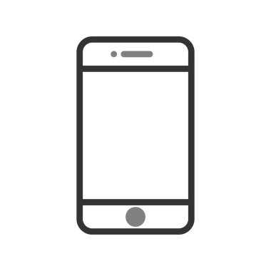 Akıllı telefon simgesi, vektör illüstrasyon tasarımı