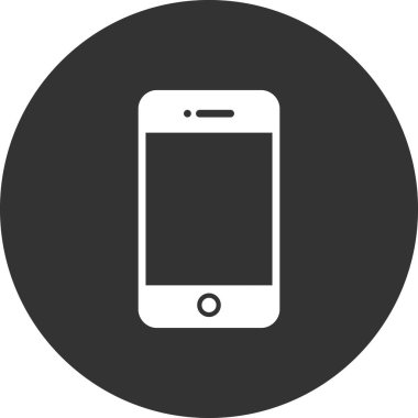 Akıllı telefon simgesi, vektör illüstrasyon tasarımı