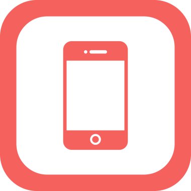 Akıllı telefon simgesi, vektör illüstrasyon tasarımı