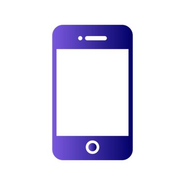 Akıllı telefon simgesi, vektör illüstrasyon tasarımı