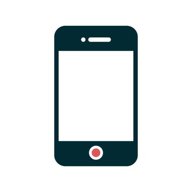 Akıllı telefon simgesi, vektör illüstrasyon tasarımı