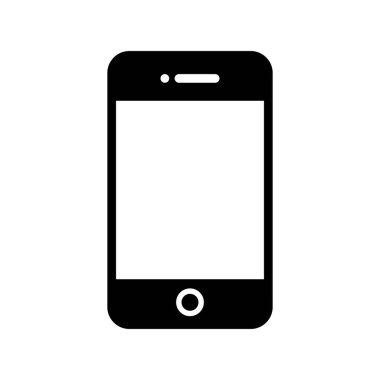 Akıllı telefon simgesi, vektör illüstrasyon tasarımı