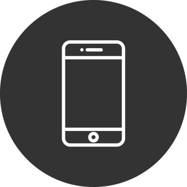 Akıllı telefon simgesi, vektör illüstrasyon tasarımı