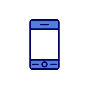 Akıllı telefon simgesi, vektör illüstrasyon tasarımı