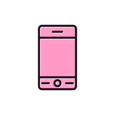 Akıllı telefon simgesi, vektör illüstrasyon tasarımı