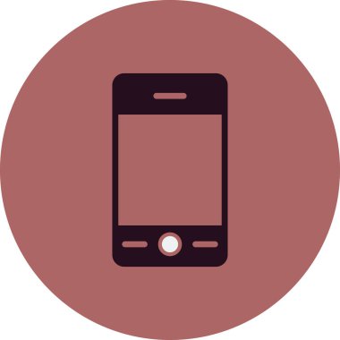 Akıllı telefon simgesi, vektör illüstrasyon tasarımı