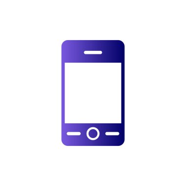 Akıllı telefon simgesi, vektör illüstrasyon tasarımı