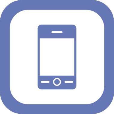 Akıllı telefon simgesi, vektör illüstrasyon tasarımı