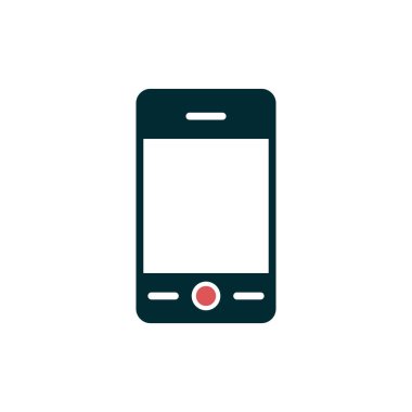 Akıllı telefon simgesi, vektör illüstrasyon tasarımı