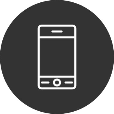 Akıllı telefon simgesi, vektör illüstrasyon tasarımı