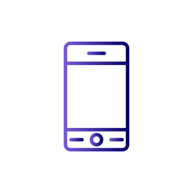 Akıllı telefon simgesi, vektör illüstrasyon tasarımı