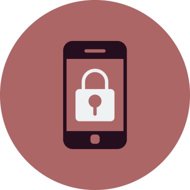 Akıllı telefon simgesi, vektör illüstrasyon tasarımı