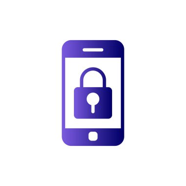 Akıllı telefon simgesi, vektör illüstrasyon tasarımı