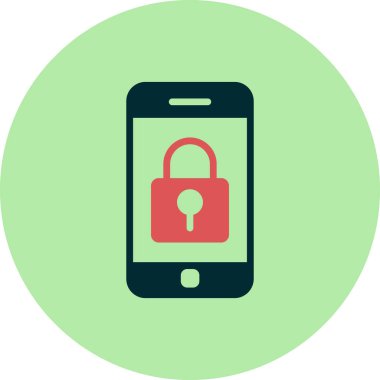 Akıllı telefon simgesi, vektör illüstrasyon tasarımı