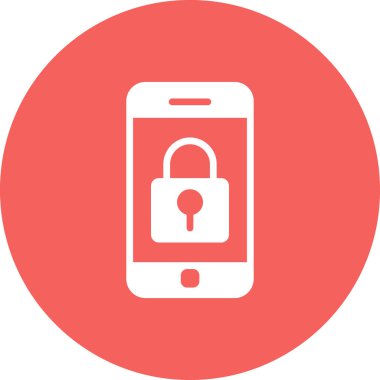 Akıllı telefon simgesi, vektör illüstrasyon tasarımı